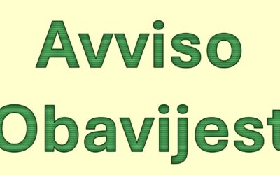 Avviso – Obavijest