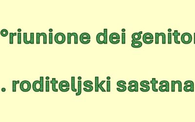 Riunioni – Sastanci